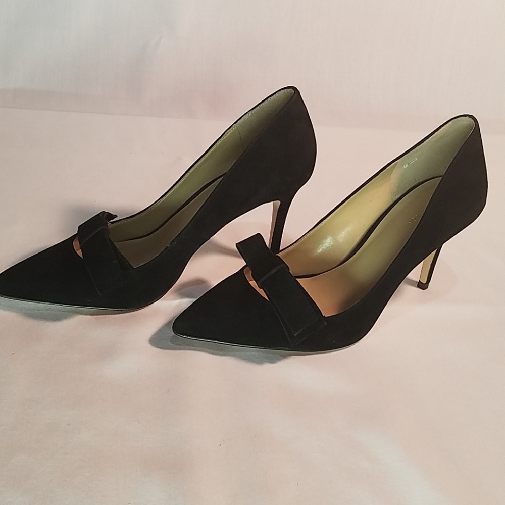 Coach Odette Suede Bow Pumps